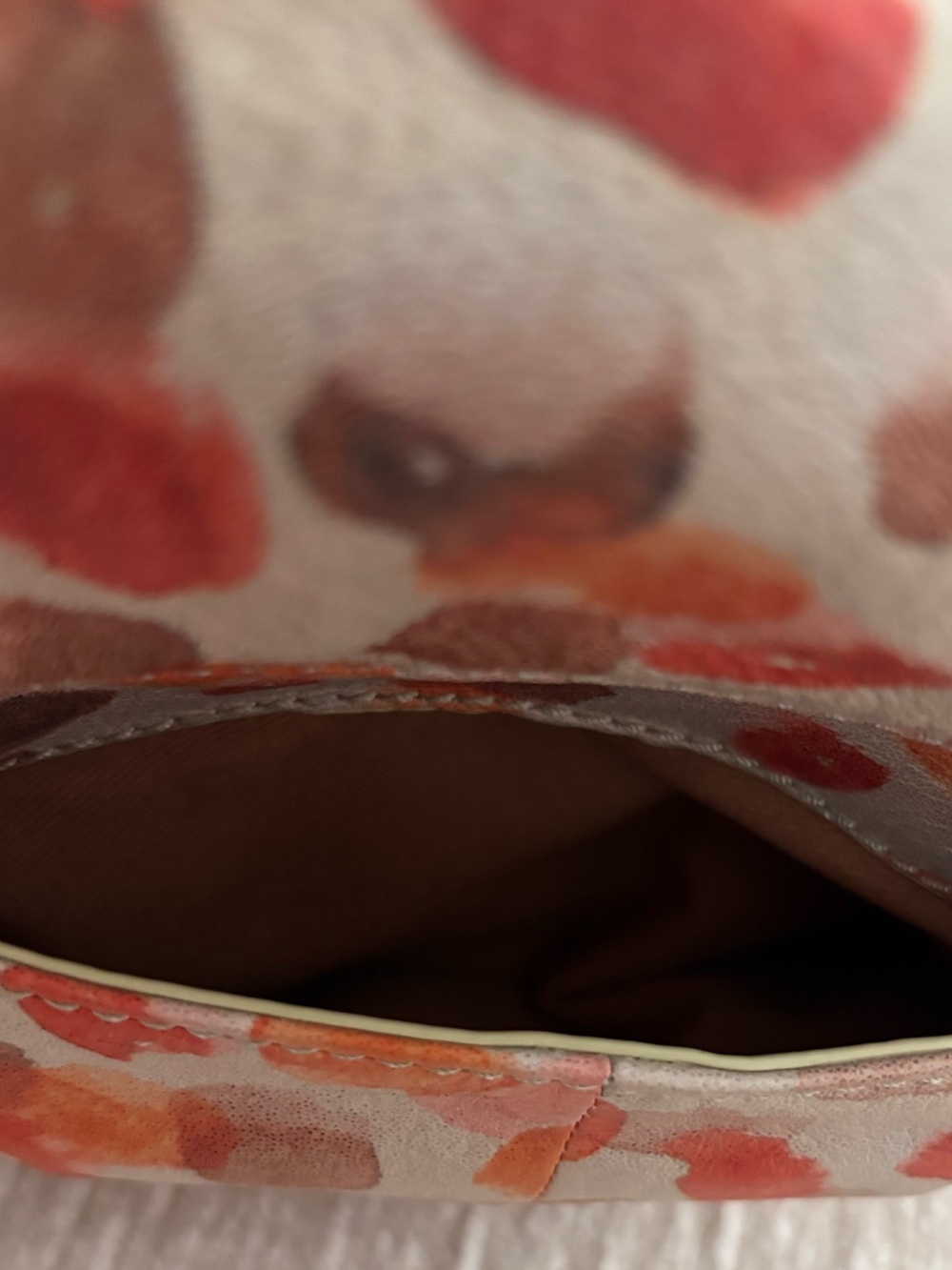NWOT Hobo Darling Small Satchel Dots Print Leather Crossbody Bag - Picture 5 of 10